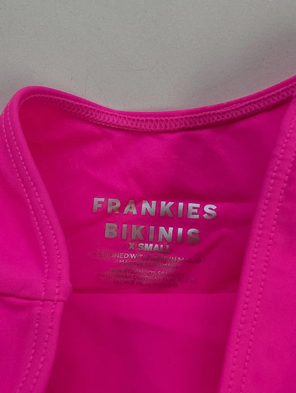 Frankie's Bikinis Hot Pink High-Cut Bikini Bottom
